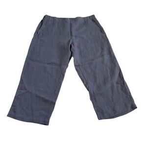 Vikolino Women's Crop Linen Pants XL